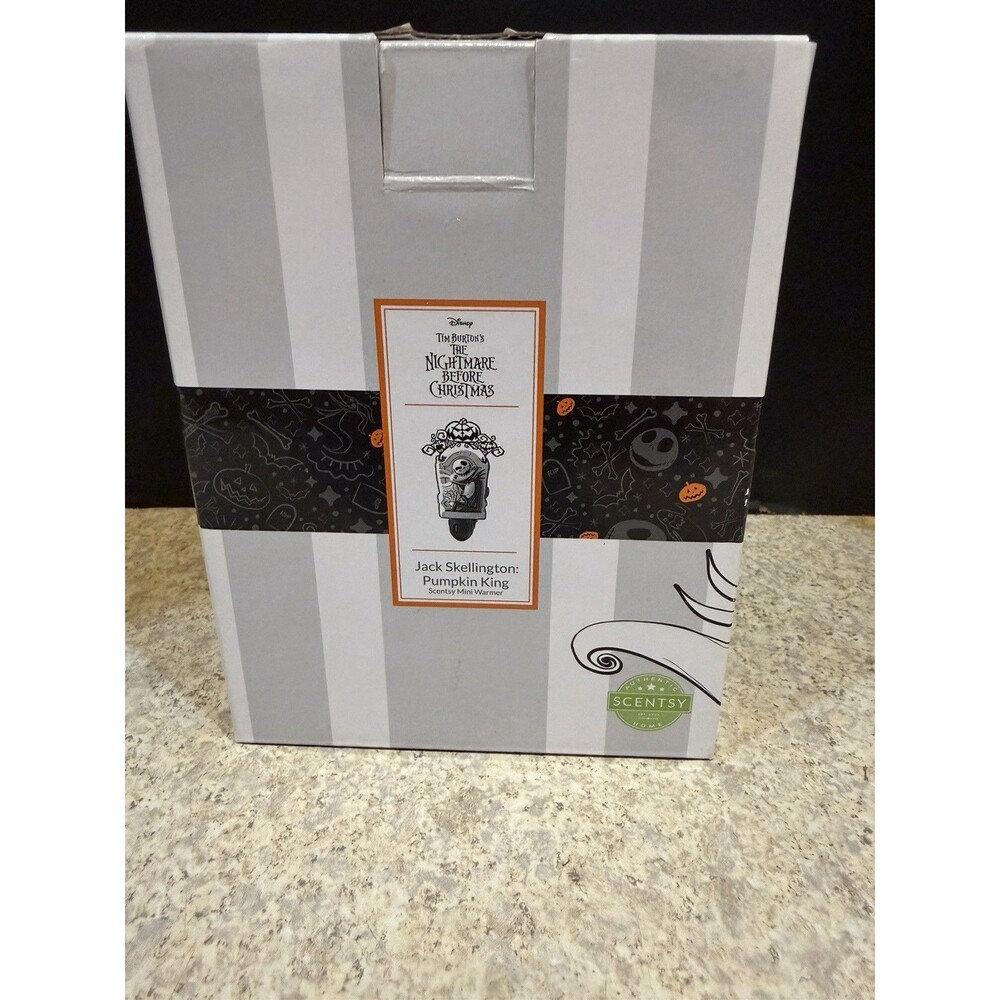 Nightmare Before Christmas Jack’s Skellington Pumpkin King Scentsy Warmer-unused